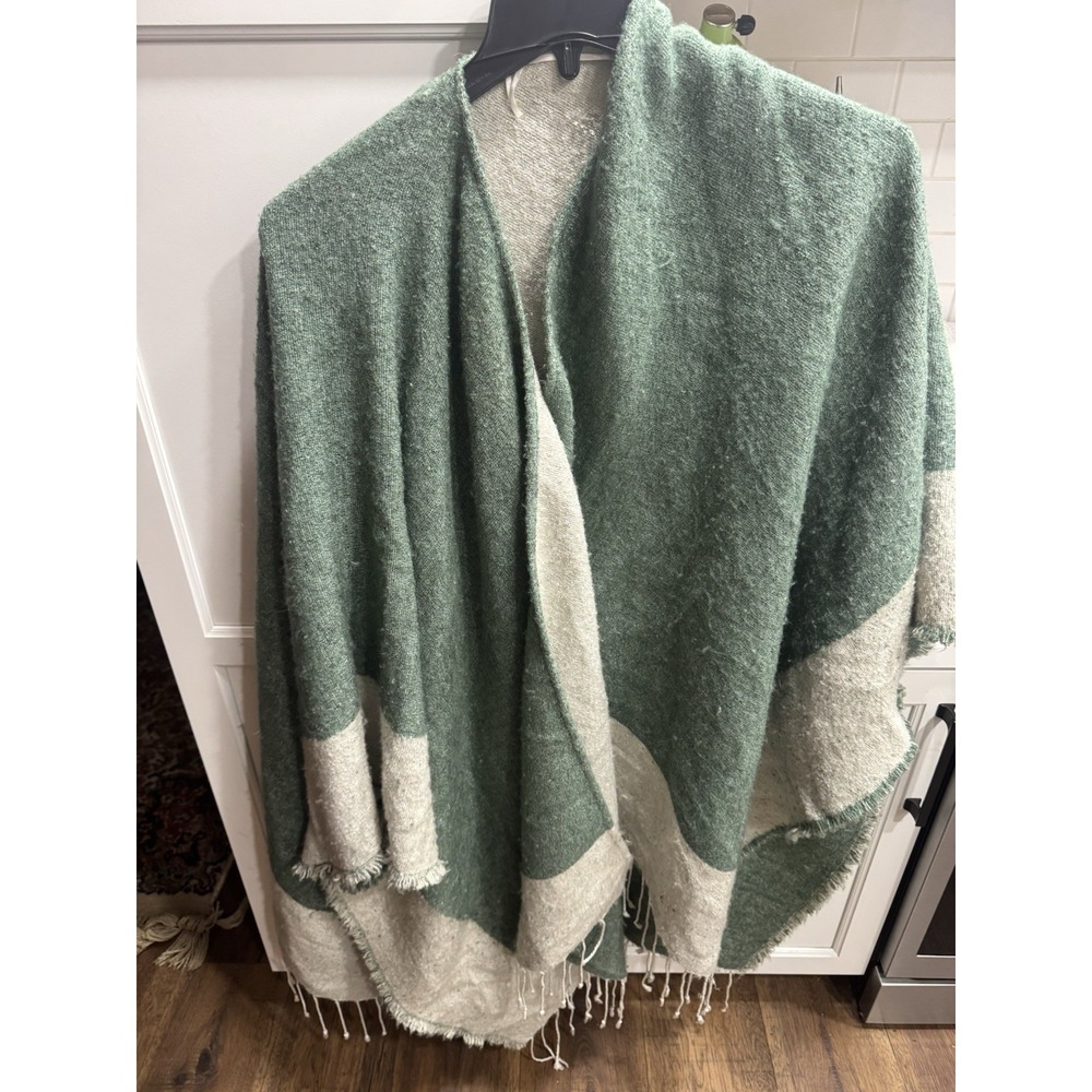 World Market Acrylic Blend Pancho For Women